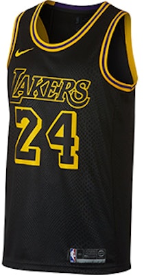 Nike x NBA Lakers City Edition Kobe Fan Jersey Loose Fit Black Yellow Men's. AJ6432-011 Buy Nike x NBA Lakers City Edition Kobe Fan Jersey Loose Fit Black Yellow Men's. AJ6432-011