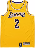 Nike x NBA Lakers Lonzo Ball #2 Jersey Yellow Men's Sleeveless Basketball Tank AA7099-728 Nike x NBA Lakers Lonzo Ball #2 Jersey Yellow Men's Sleeveless Basketball Tank AA7099-728