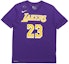 Buy Nike x NBA LeBron James Lakers Limited Edition T-Shirt Purple (Men's) AR4888-557
