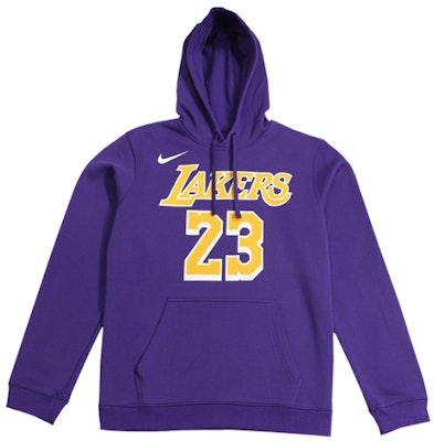 Nike x NBA Los Angeles Lakers LeBron Hoodie Purple Men's Basketball Sweater AV0401-504 Buy Nike x NBA Los Angeles Lakers LeBron Hoodie Purple Men's Basketball Sweater AV0401-504