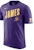 Nike x NBA Los Angeles Lakers LeBron James Purple Short-Sleeve T-Shirt (Men's) AH0078-551