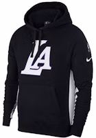 Nike x NBA Los Angeles Lakers Pullover Vintage Letter Sweatshirt Black Men's AJ2858-011 Nike x NBA Los Angeles Lakers Pullover Vintage Letter Sweatshirt Black Men's AJ2858-011