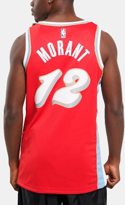 Nike x NBA Memphis Grizzlies Ja Morant 2024/25 City Edition Merah Jersi Bola Keranjang. FQ4347-658 Shop Nike x NBA Memphis Grizzlies Ja Morant 2024/25 City Edition Merah Jersi Bola Keranjang. FQ4347-658