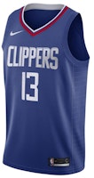 Nike x NBA Men's Clippers Paul George #13 Basketball Jersey Blue Sleeveless Fan Edition 864481-408 Nike x NBA Men's Clippers Paul George #13 Basketball Jersey Blue Sleeveless Fan Edition 864481-408