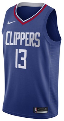 Nike x NBA Men's Clippers Paul George #13 Basketball Jersey Blue Sleeveless Fan Edition 864481-408 Buy Nike x NBA Men's Clippers Paul George #13 Basketball Jersey Blue Sleeveless Fan Edition 864481-408
