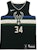 Nike x NBA Milwaukee Bucks Giannis #34 Fan Jersey Black Men's Basketball Vest AT9806-011