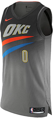 Nike x NBA 奧克拉荷馬雷霆 Westbrook #0 球衣 深鋼灰 AH6063-039 Order Nike x NBA 奧克拉荷馬雷霆 Westbrook #0 球衣 深鋼灰 AH6063-039