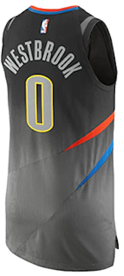 Nike x NBA 奧克拉荷馬雷霆 Westbrook #0 球衣 深鋼灰 AH6063-039 Lookbook Nike x NBA 奧克拉荷馬雷霆 Westbrook #0 球衣 深鋼灰 AH6063-039