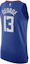 Lookbook Nike x NBA Paul George 快船球員版藍色網眼籃球背心球衣 CW3447-495