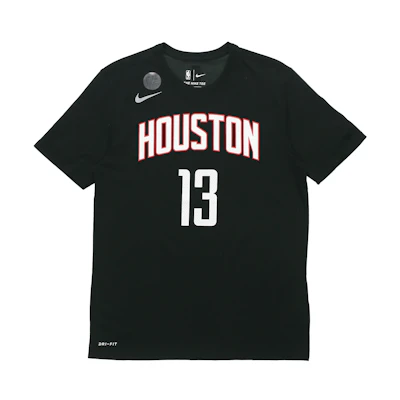 Nike NBA Rockets James Harden #13 Retro Basketball Jersey Tee Black 870777-013
