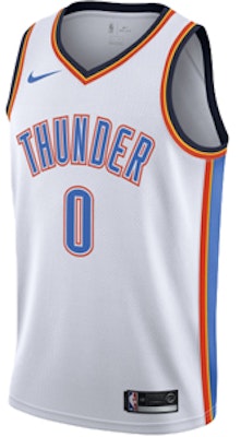 Nike x NBA Russell Westbrook Association Edition Jersey Thunder #0 White Sleeveless. 864437-100 Buy Nike x NBA Russell Westbrook Association Edition Jersey Thunder #0 White Sleeveless. 864437-100