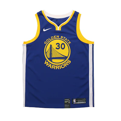 Nike NBA Stephen Curry Golden State Warriors Jersey Fan Edition Blue 864475-495