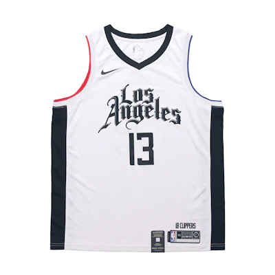 Nike NBA Swingman Clippers Paul George #13 Jersey White 2019-2020 Season AV4644-103