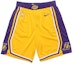 Buy Nike x NBA Swingman Icon Edition Lakers Yellow Basketball Shorts Men AJ5617-728