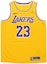 Buy Nike x NBA Swingman Jersey Lakers LeBron James #23 Yellow Men's Gift Edition AA7099-741