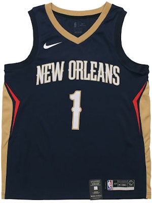 Nike x NBA Zion Williamson Pelicans Jersey Fan Edition Men's Navy Blue #1 864493-427 Buy Nike x NBA Zion Williamson Pelicans Jersey Fan Edition Men's Navy Blue #1 864493-427