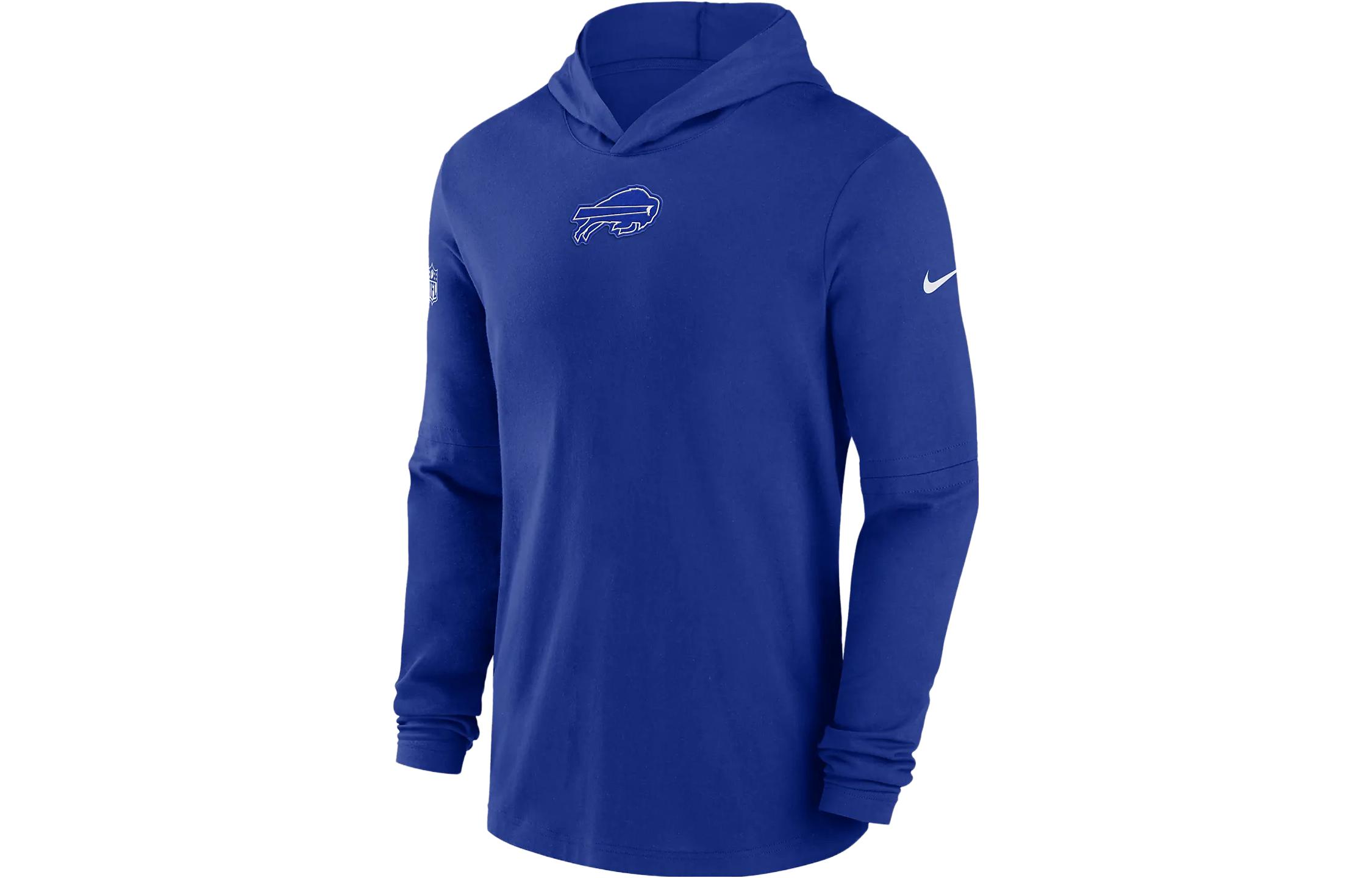 Nike NFL Blue Logo Graphic Long-Sleeve Hooded Sweatshirt 00MQ4DA81-PKB