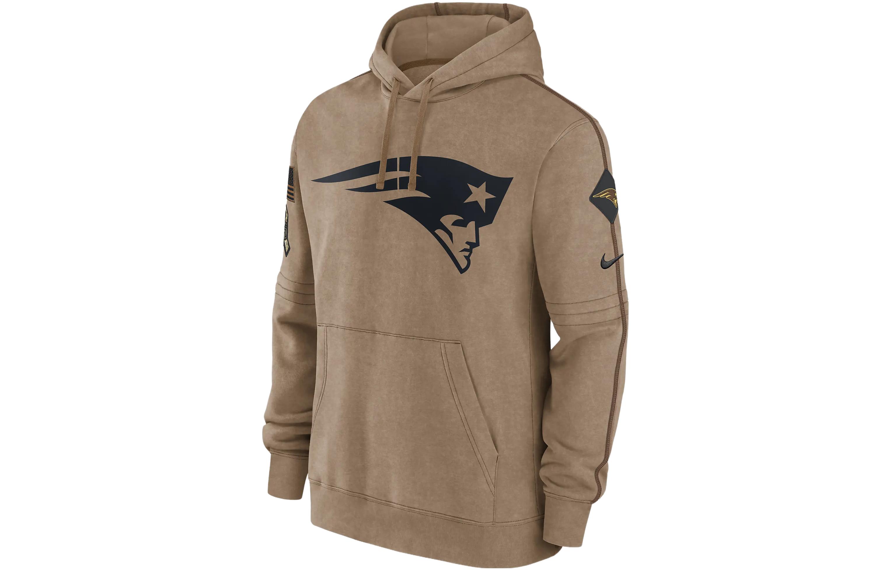 Nike NFL Brown Pullover Hoodie Printed Design Collab Edition 010I01CAA2L-JW7