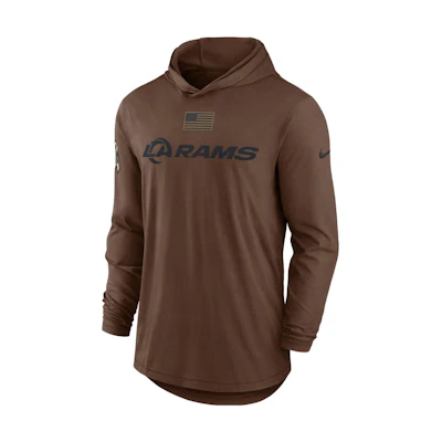 Nike NFL Dri-Fit Brown Long-Sleeve Hooded Top Hoodie 010J01CBA2I-U8F