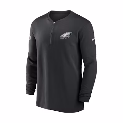 Nike NFL Dri-Fit Philadelphia Eagles Logo Graphic Long Sleeve Sweatshirt Black 00MF00A86-0BV