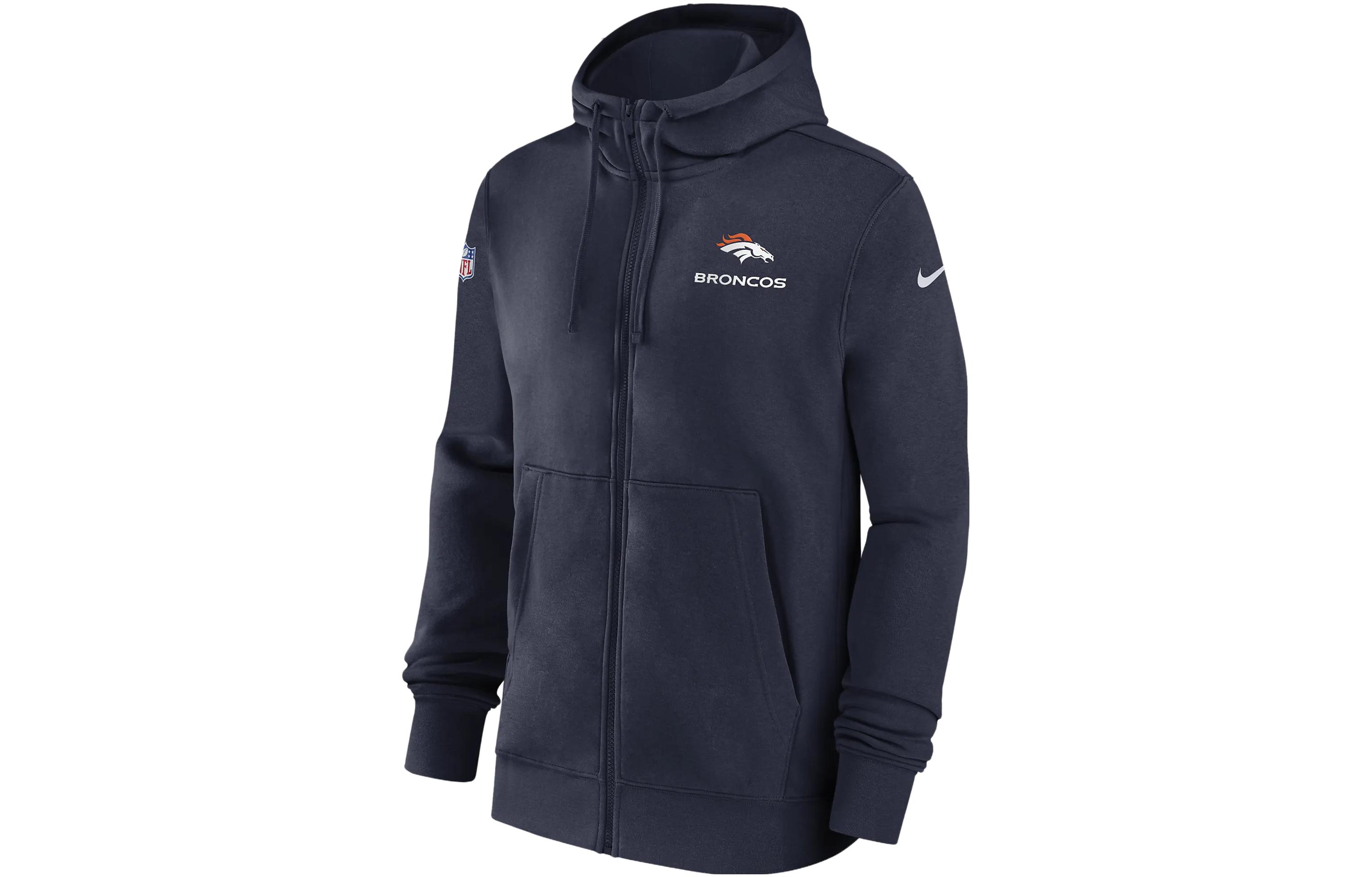 Nike NFL Full-Zip Graphic Hoodie Navy Blue Sweatshirt 00MR41S8W-XNN