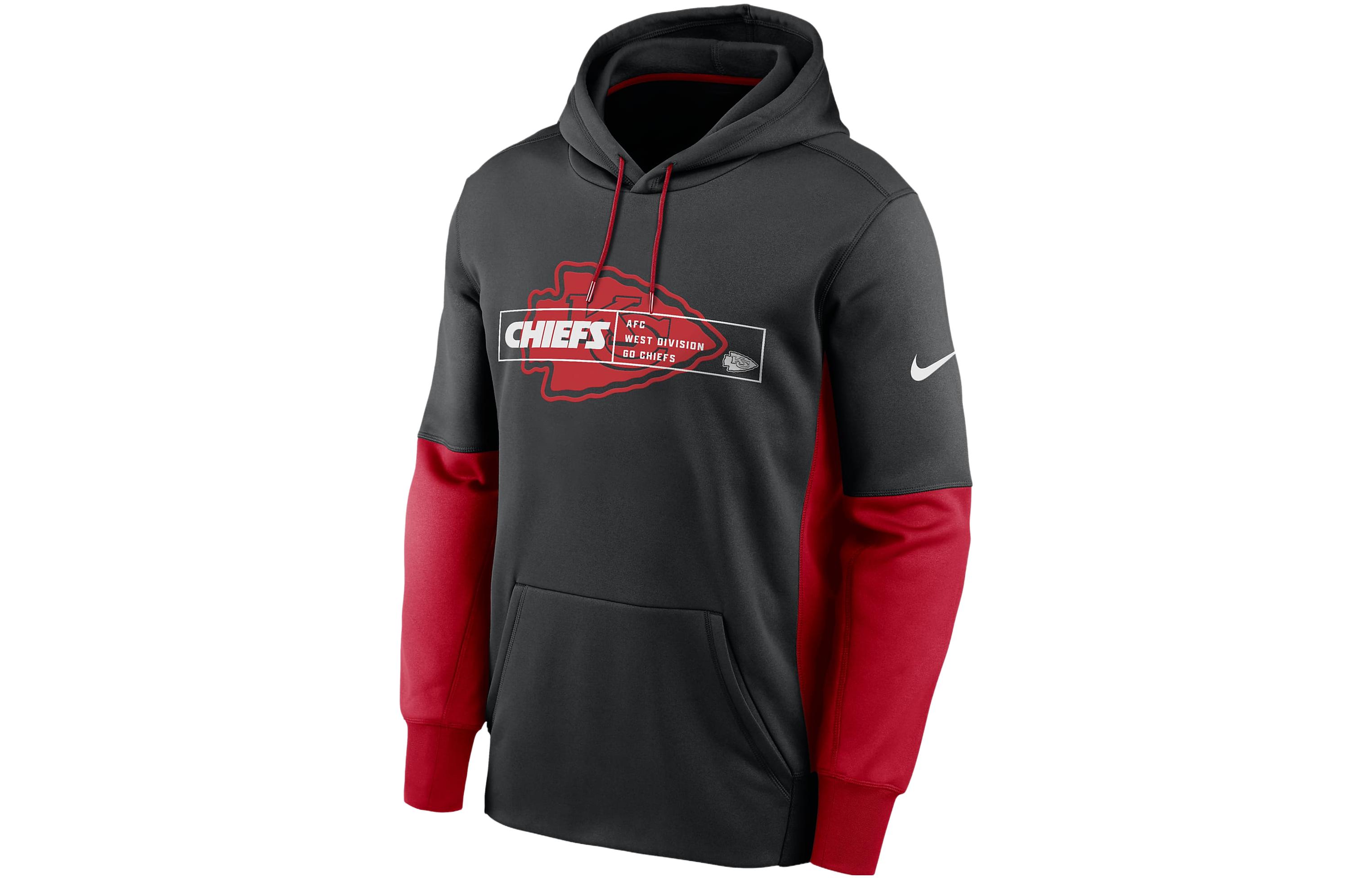 Nike NFL Therma Pullover Hoodie Multicolor Logo Print Sweatshirt 011S053Y7G-05K
