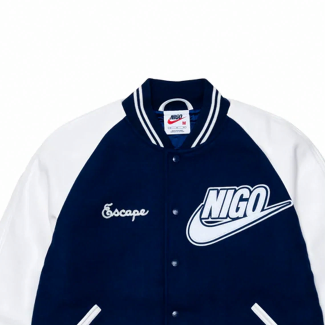 Purchase Nike x Nigo FW24 徽標長袖扣式外套 男女同款 藍白配色 FV5670-492