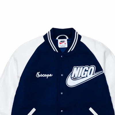 Nike x Nigo FW24 徽標長袖扣式外套 男女同款 藍白配色 FV5670-492 Purchase Nike x Nigo FW24 徽標長袖扣式外套 男女同款 藍白配色 FV5670-492