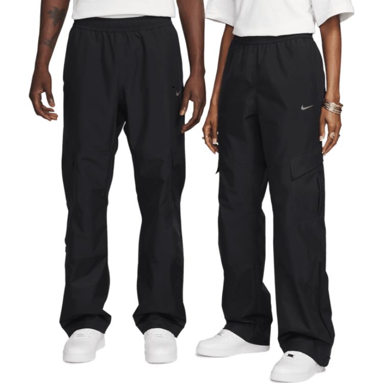 Shop Nike x NOCTA FW23 Celana Nylon Hitam Straight-Leg Unisex (Versi AS). FZ3480-010