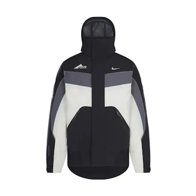Nike NOCTA FW23 Colorblock Logo Hoodie Jacket Unisex Black (Asia Edition). DV3626-010