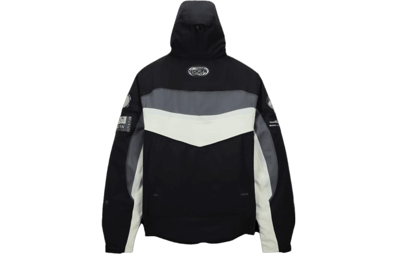 Lookbook Nike x NOCTA FW23 Sudadera Chaqueta Logo Colorblock Unisex Negra (Edición Asia). DV3626-010