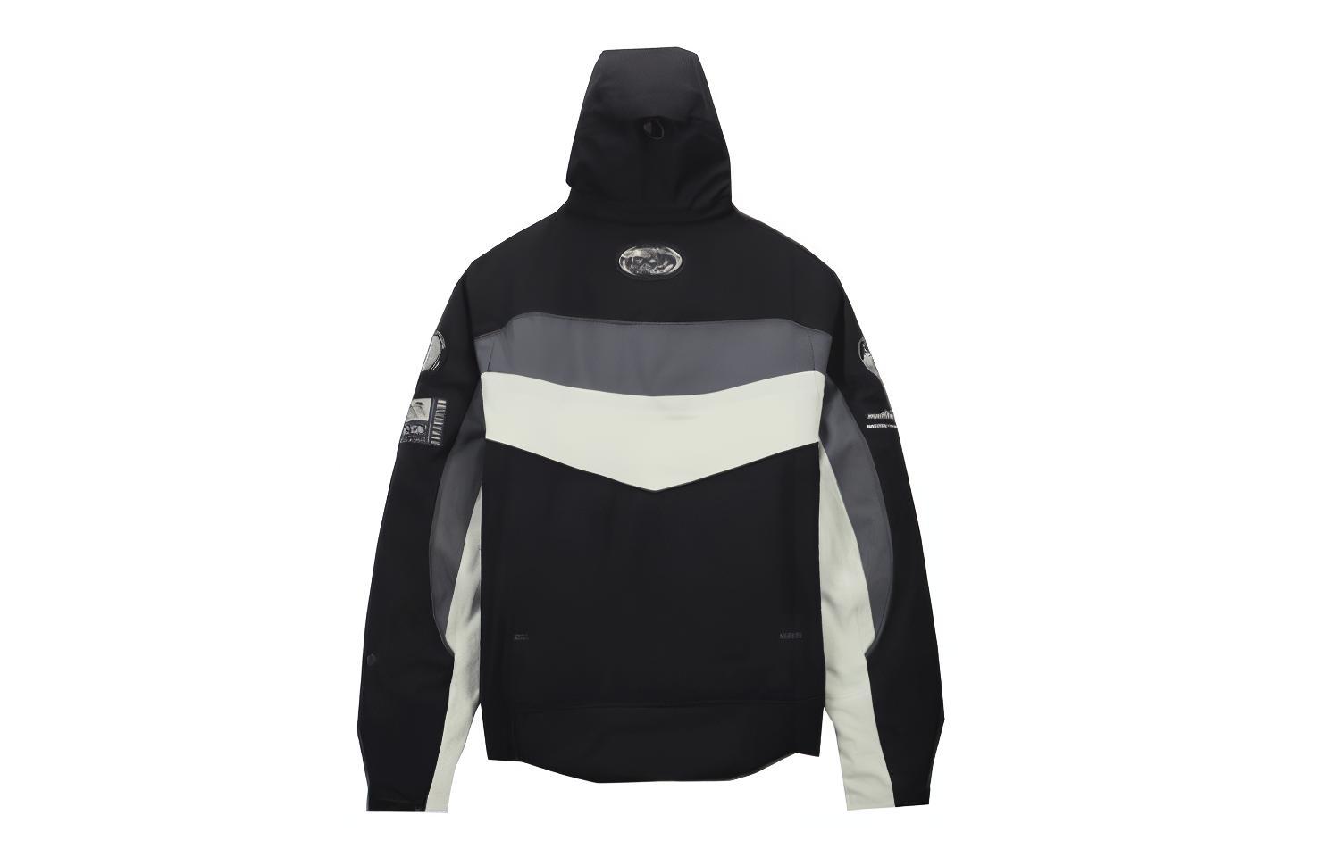 Lookbook Nike x NOCTA FW23 Sudadera Chaqueta Logo Colorblock Unisex Negra (Edición US) DV3625-010