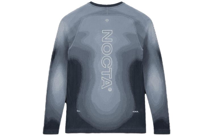 Lookbook 나이키 x 녹타 FW23 드라이핏 니트 퍼포먼스 짐 셔츠 유니섹스 블루. DV3653-479