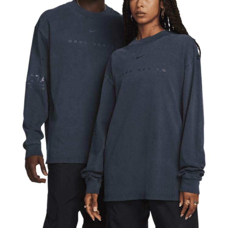 Shop 耐克x NOCTA FW23印花海军蓝长袖T恤 男女款 美国版 FQ6556-451
