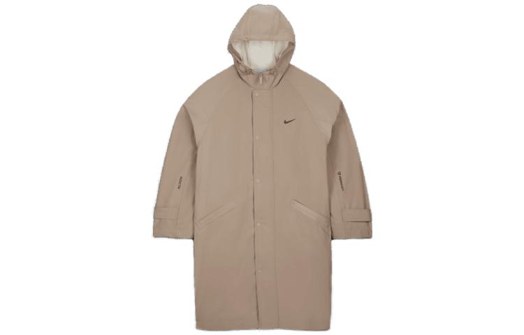 Nike Nocta FW23 Waterproof Jacket with Adjustable Hood & Side Pockets Khaki Unisex DV3647-248