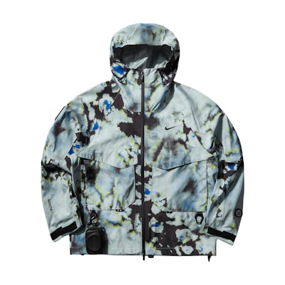 Nike Nocta FW24 Opal Blur Logo Embroidered Soft Hoodie Jacket Beige. FV1931-107