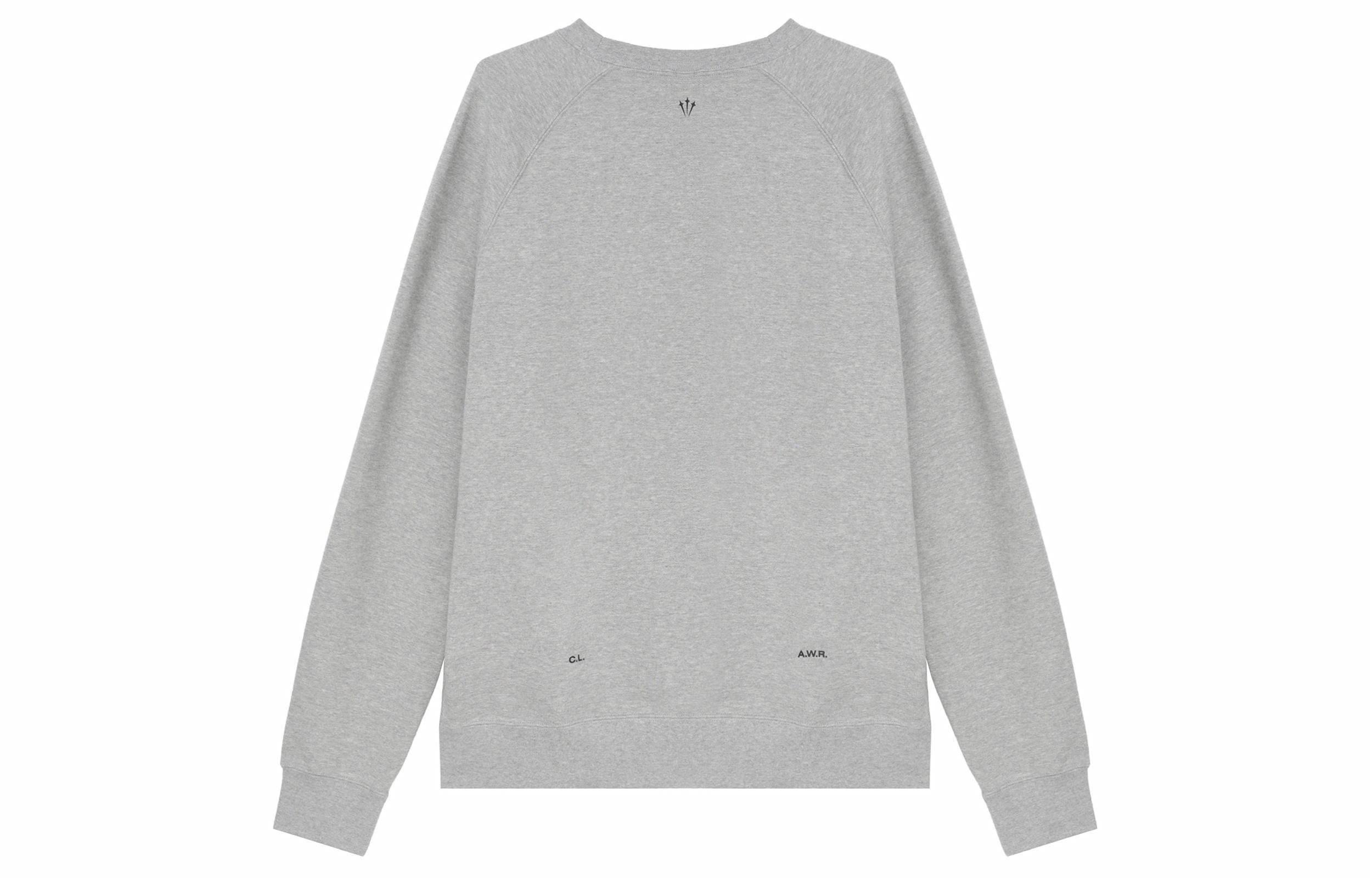 Lookbook 耐克x Nocta FW24灰色长袖标志刺绣套头衫 FN8160-063