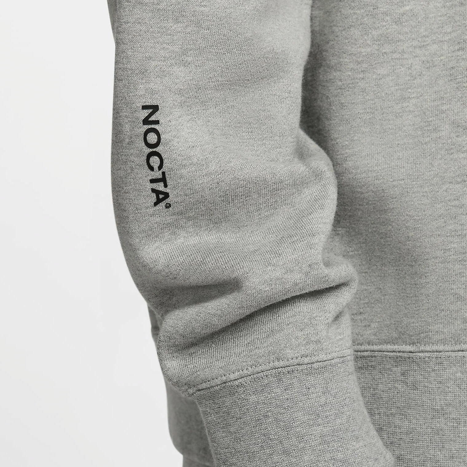 Sizing 耐克x Nocta FW24灰色长袖标志刺绣套头衫 FN8160-063