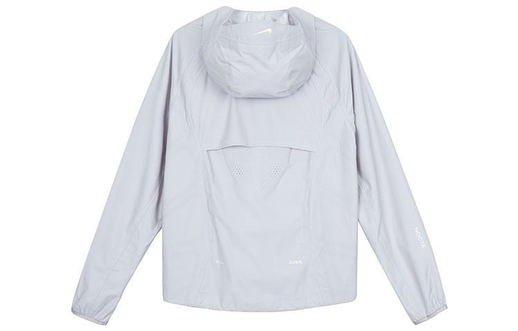 Lookbook Nike x NOCTA Golf 半拉鍊夾克 狼灰色 透氣連帽防風外套 DJ5587-012