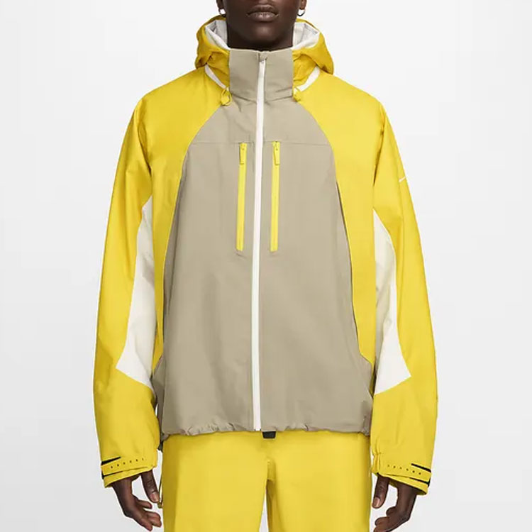 Shop 耐克x NOCTA L''ART SS24黄色拉链长袖夹克 男女休闲潮流外套 FD2161-247