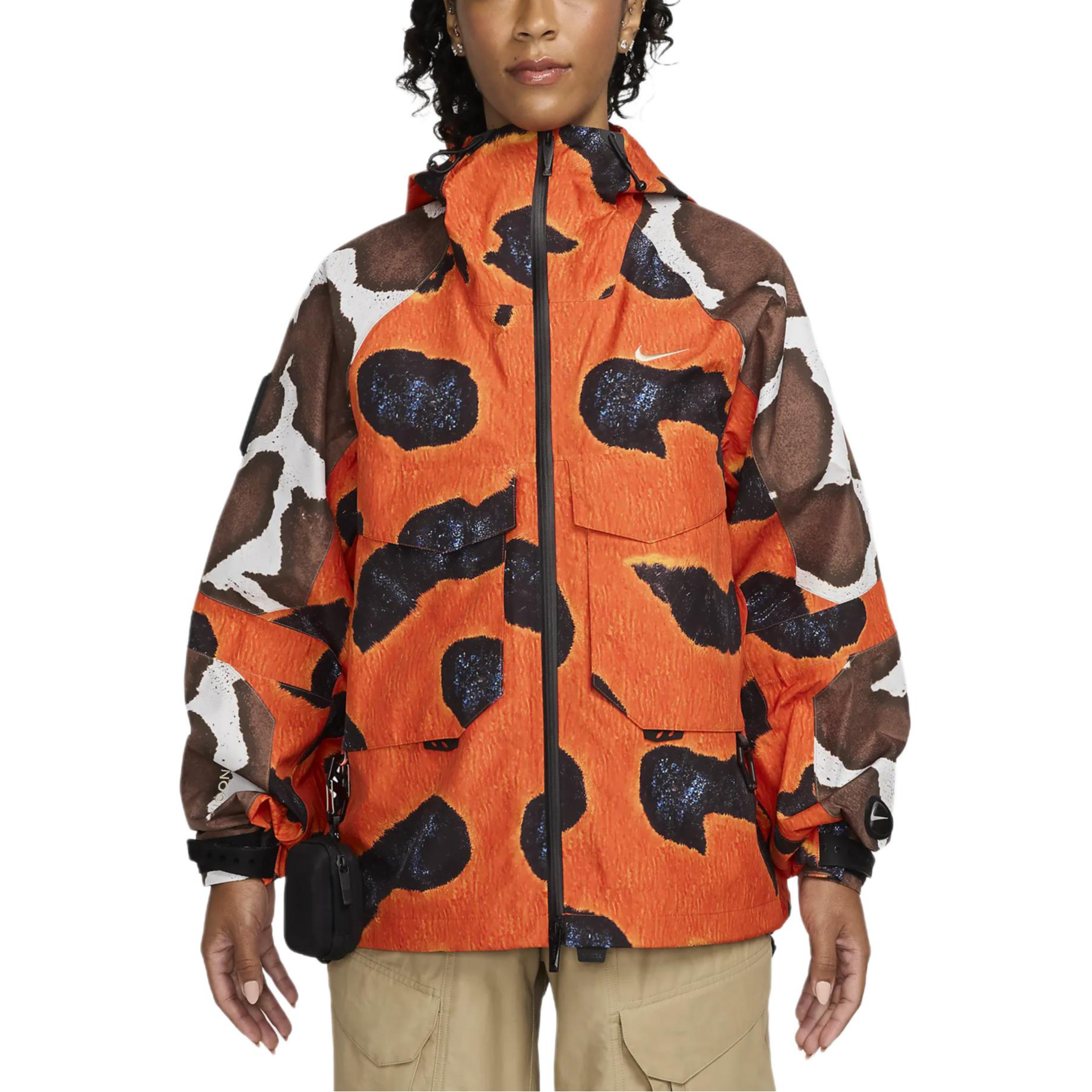 Shop Nike x NOCTA Opal Waterproof Breathable Unisex Hooded Jacket Orange. FZ3254-819