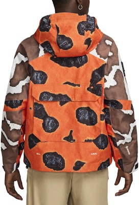 Nike x NOCTA Opal Waterproof Breathable Unisex Hooded Jacket Orange. FZ3254-819 Details for Nike x NOCTA Opal Waterproof Breathable Unisex Hooded Jacket Orange. FZ3254-819