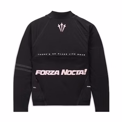 Nike NOCTA SS23 Distant Regards Black Retro Sports Logo Long Sleeve Tee Unisex DV3632-010