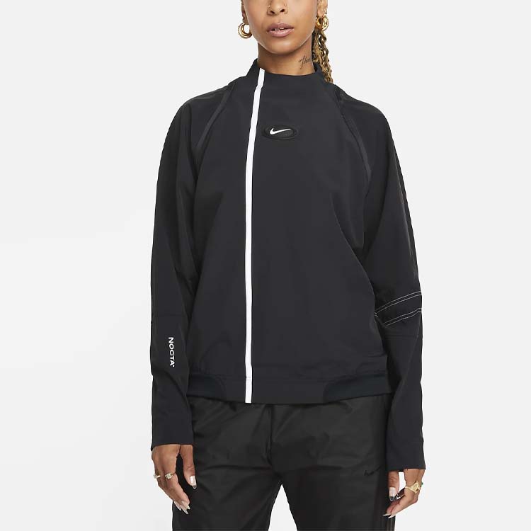 Shop Nike x NOCTA SS23 遠方致意黑色復古運動標誌長袖T恤 男女款 DV3632-010