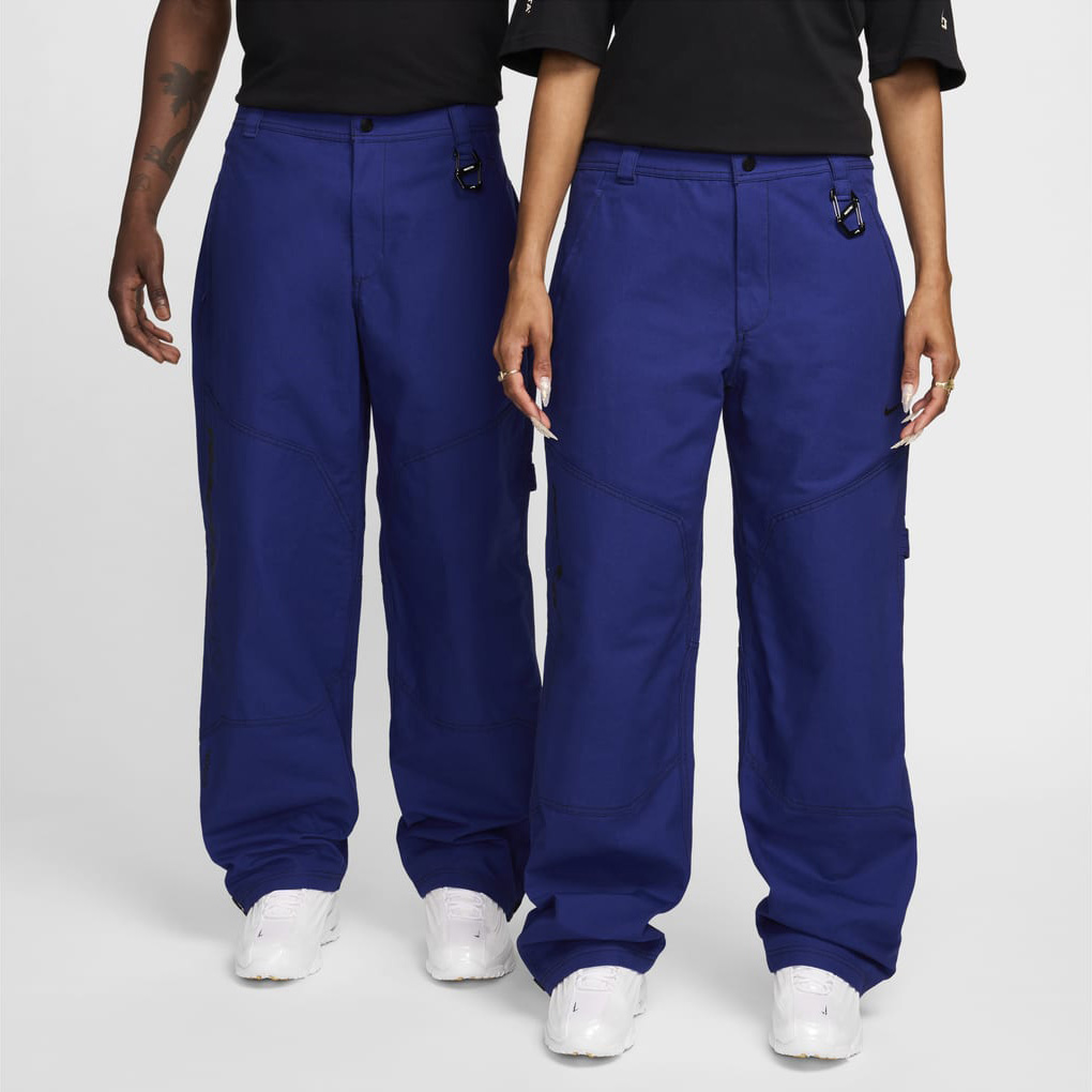 Purchase Nike x Nocta SS24 Celana Casual Biru Mid-Rise Straight-Leg Edisi Asia FD6511-455