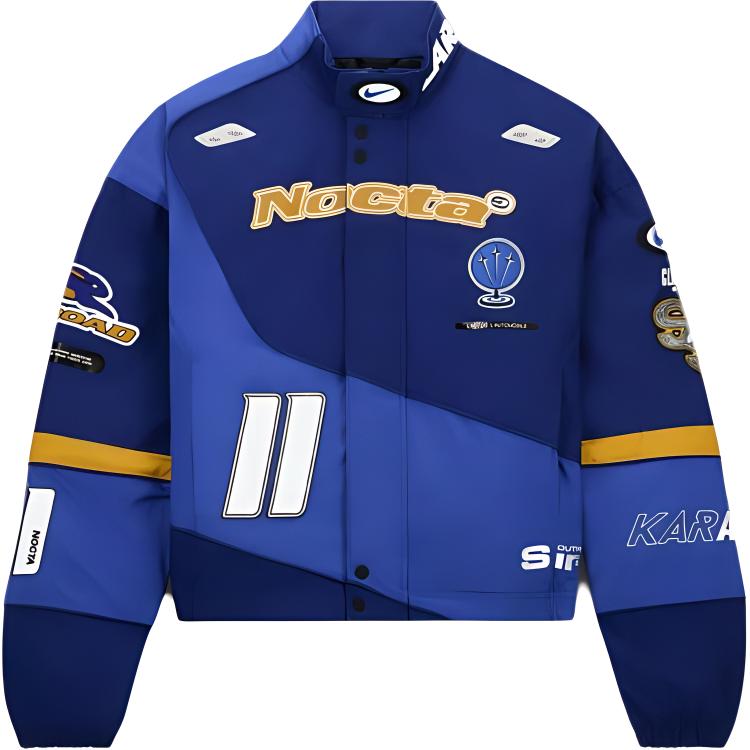 Order Nike x NOCTA SS24 Blue Letter Print Retro Outdoor Jacket Unisex Casual Wear. FD2195-455