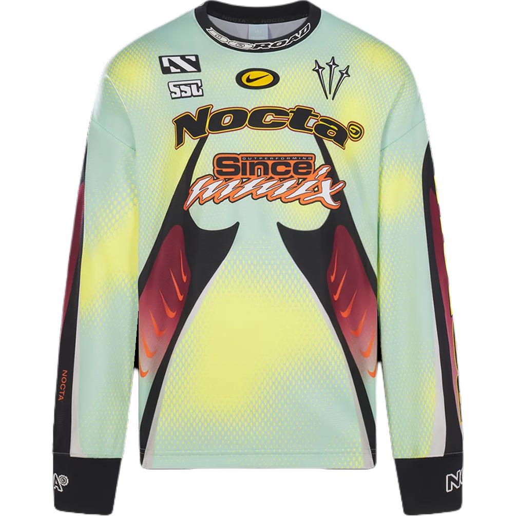 Nike x Nocta SS24 Logo Colorblock Crewneck Long Sleeve T-Shirt Unisex Multicolor. FD2201-902