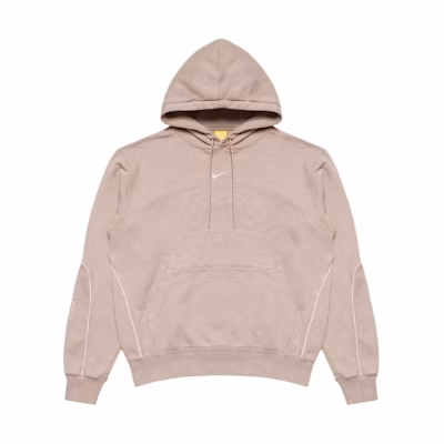 Nike Nocta SS24 Logo Fleece Hoodie Asia Edition Unisex Hemp Brown FN7660-200