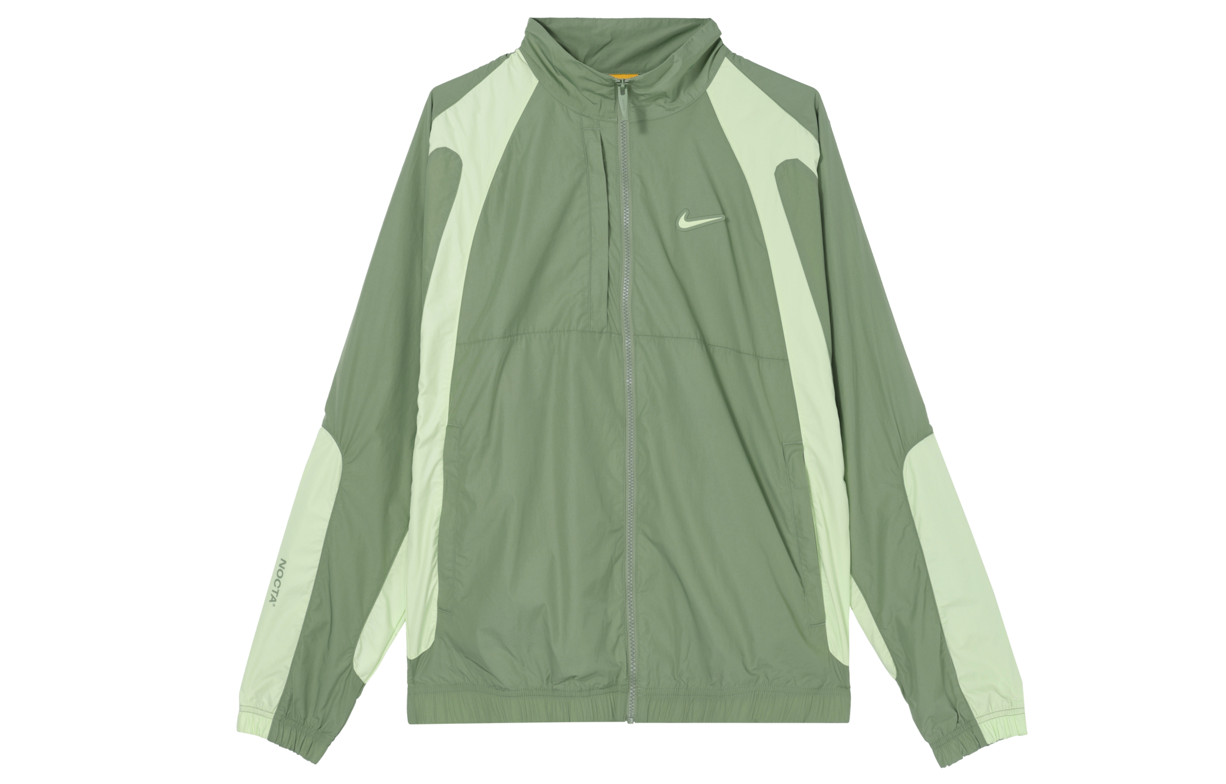 Nike x NOCTA SS24 Logo Retro Colorblock Track Jacket Olive Green Unisex Asia Edition FN7667-386