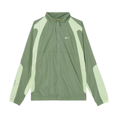 Nike NOCTA SS24 Logo Retro Colorblock Track Jacket Olive Green Unisex Asia Edition FN7667-386